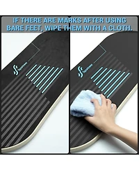 Sportneer Balance Board 7 Modes Wobble Board Adjustable Stoppers Balance Trainer Surf Trainer Physical Therapy with Roller and 2.8 Inch Ball