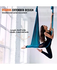 Mecale Aerial Silk Yoga Swing with Full Rigging Hardware
