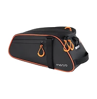 Aoligeijs Bike Rack Bag 8L Waterproof Bicycle Rear Trunk Bag Compact Cycling Storage with Shoulder Strap for Commuting Travel