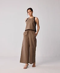 Reistor Women's Sleeveless Colorblock Top