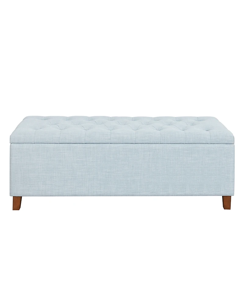 Madison Park Shandra 49" Tufted Top Upholstered Storage Bench