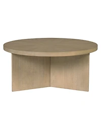 Martha Stewart Collection Sadie 36" Wood Round Coffee Table