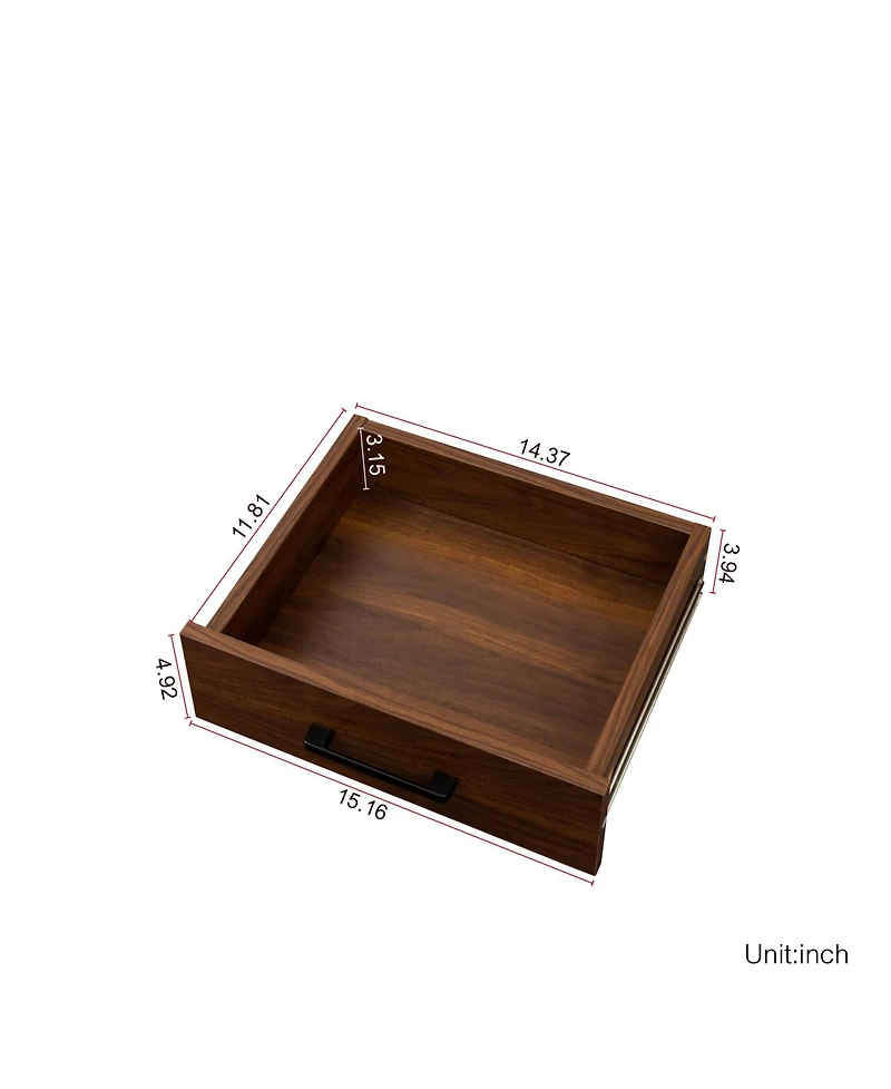 flynama Bar Cabinet 35.43 H x 17.80 W x 15.95 D with 6 Cabinets 24 Wine Rack