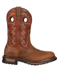 Rocky Men's Original Ride Branson Saddle Roper Waterproof Western Boot