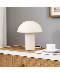 Brightech Alba Mushroom Led Desk Lamp with Frosted Glass Dome Shade