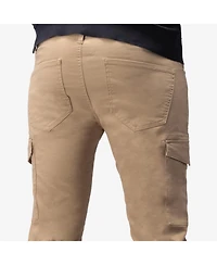 X-Ray Men's Slim Fit Commuter Chino Pant with Cargo Pockets