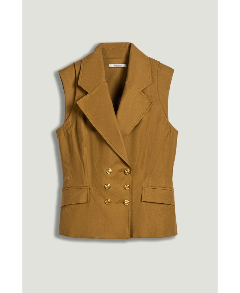 Nocturne Women's Tailored Double-Breasted Vest