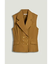 Nocturne Women's Tailored Double-Breasted Vest