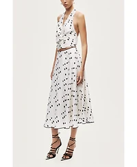 Nocturne Women's Printed Halter Blouse