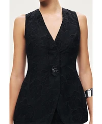 Nocturne Women's Textured Tailored Vest