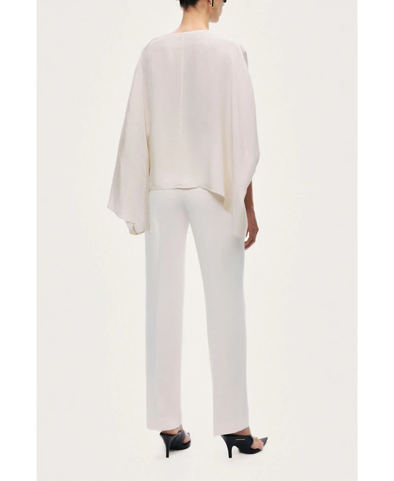 Nocturne Women's Fluid Cape Blouse