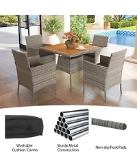 Gouun French Table and Dining Chairs