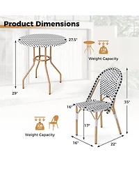 Gouun French Table and Dining Chairs