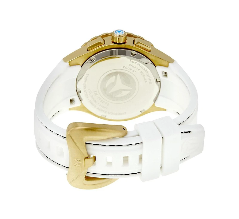 Technomarine Men's Tm-115078 Cruise Quartz Chronograph Gold Dial Watch