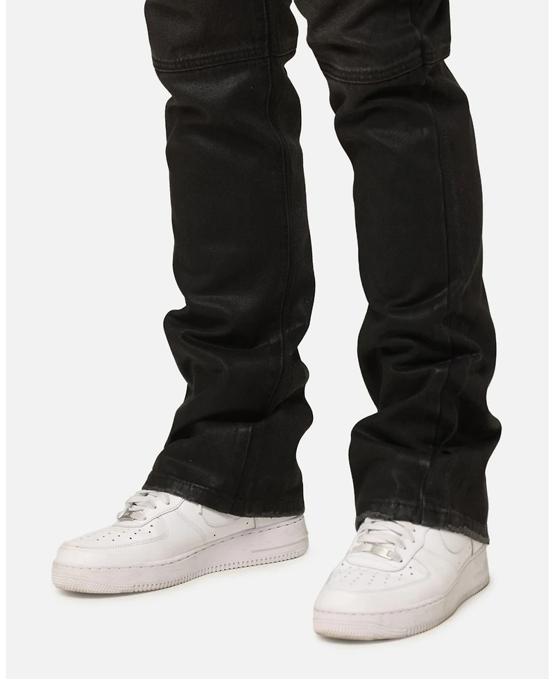 mnml Men's Bootcut Waxed Jeans