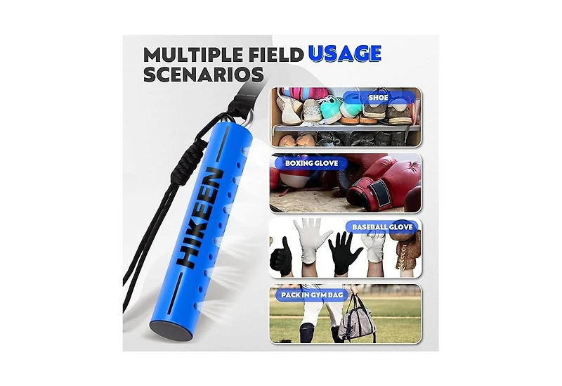 Hikeen Shoe Deodorizer Activated Charcoal Shoe Eliminator Glove Deodorizers for Boots, Gym Bags, Hockey Gloves, Boxing Soccer Gear