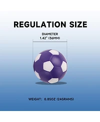 Gse Games & Sports Expert Foosball Table Replacement Balls, 36mm(1.42") Tabletop Soccer Football Pack 