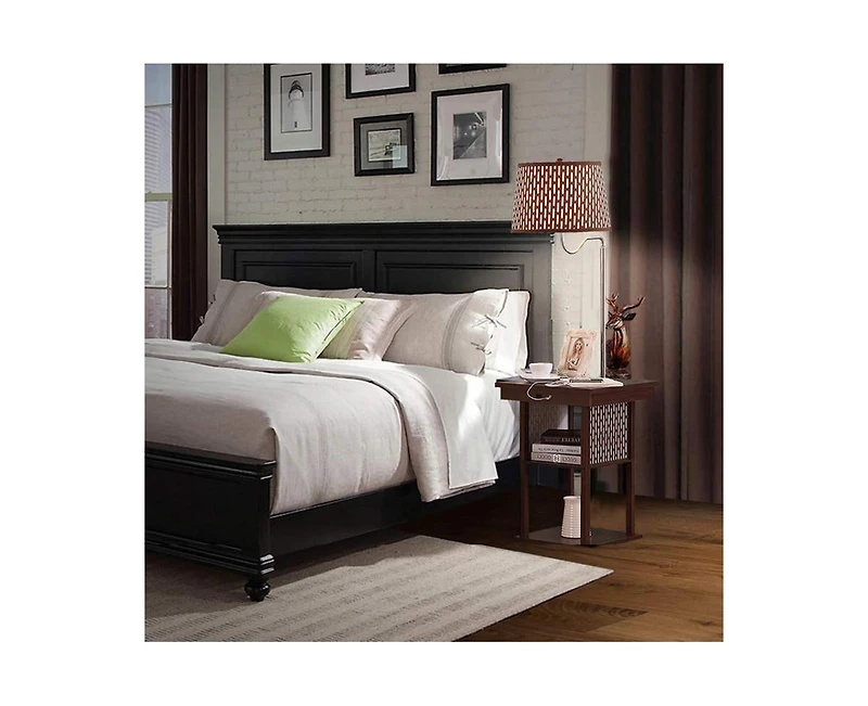 Madison Led Table & Lamp Combo with Charging Usb Ports, Set of 2