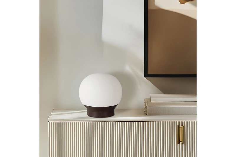 Wave Pendant Led Arc Standing Floor Lamp with Wicker Shade (81")