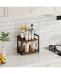 Gnuadz Countertop 2 Tier Spice Rack Organizer