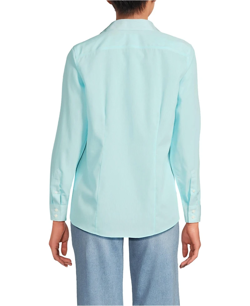 Lands' End Tall No Iron Button Front Shirt