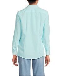 Lands' End Tall No Iron Button Front Shirt