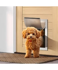 Cozito Pet Door 8.27 x 11.93 in Aluminum Weatherproof Lockable