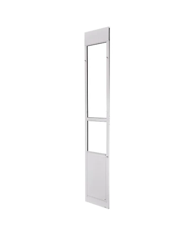 Cozito Dog Door for Sliding Glass 91-96 inches Xl Flap Aluminum