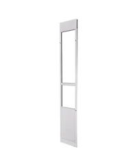 Cozito Dog Door for Sliding Glass 91-96 inches Xl Flap Aluminum