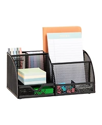 Gnuadz Desktop Organizer Metal Mesh Office File Storage Mail Holder