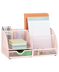 Gnuadz Desktop Organizer Metal Mesh Office File Storage Mail Holder