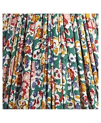 Springcrest 3 1/2" Top x " Bottom x 5" High x 5" Slant Print Lamp Shade Replacement Set of Pleated Clip On Candelabra