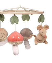 Lambs & Ivy Mushroom Meadow Musical Baby Crib Mobile Soother Toy