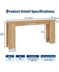 gaomon Console Tables for Living Room, Farmhouse Long Narrow Entryway Table for Entrance, Hallway, Foyer