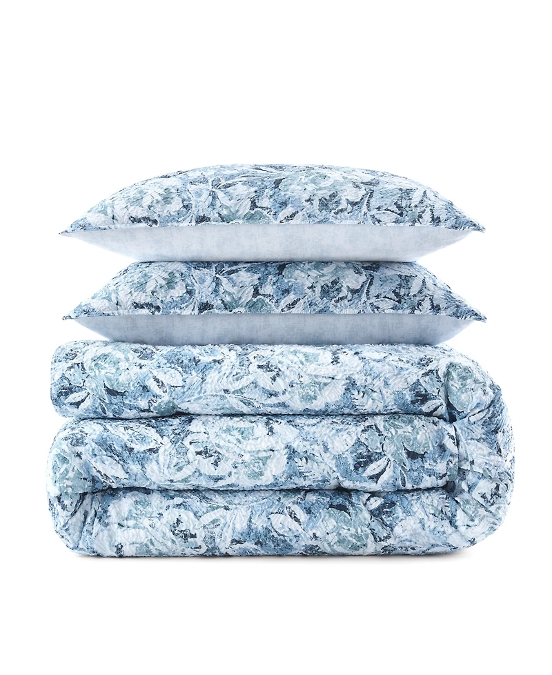 Waverly Hayden Microfiber Percale 3-Pc. Comforter Set