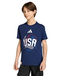 adidas Boys' 8-20 Fifa World Cup 2026 Usa Crewneck T-Shirt