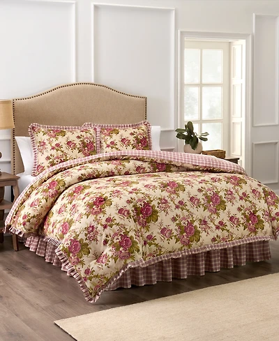 Waverly Norfolk Cotton 4-Pc. Comforter Set, King