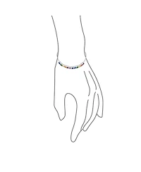 Bling Jewelry Cubic Zirconia Bolo Style Tennis Bracelet .925 Sterling Silver