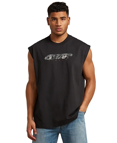 G-Star Raw Men's Graphic Sleeveless T-Shirt