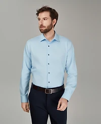 Alfani Men's Regular Fit Solid Dress Shirt, Macy's Exclusive