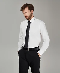 Alfani Men's Regular Fit Solid Dress Shirt, Macy's Exclusive