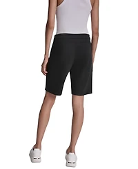 Dkny Sport Women's Embroidered Logo Bermuda Shorts