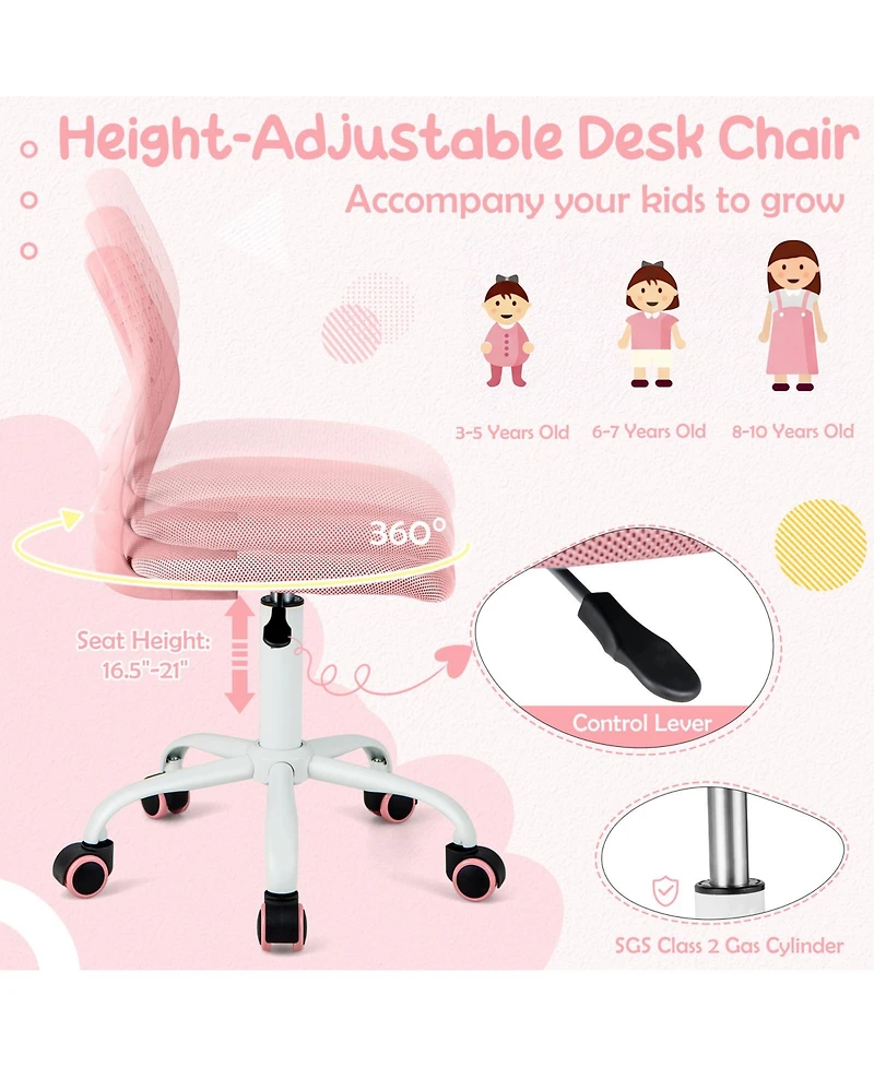 Sugift Ergonomic Children Study Chair with Adjustable Height
