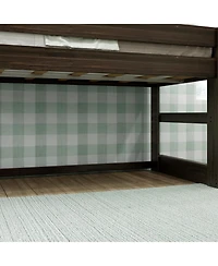 Max & Lily Farmhouse Twin Low Loft Bed Frame