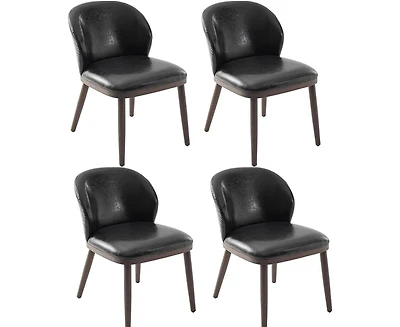 gaomon Dining Chairs Set of Modern Upholstered Kitchen Chairs with Ergonomic Back Support 265lbs Capacity Dining Room Chairs