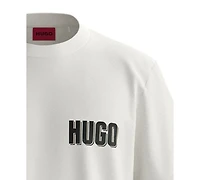 Hugo Boss Men's Derlyns Graphic Print Crewneck Cotton T-Shirt
