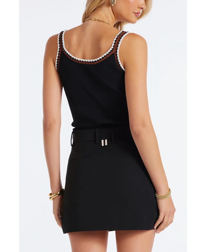 Bishop + Young Women's Bishop + Young Charlize Crochet Detail Tank