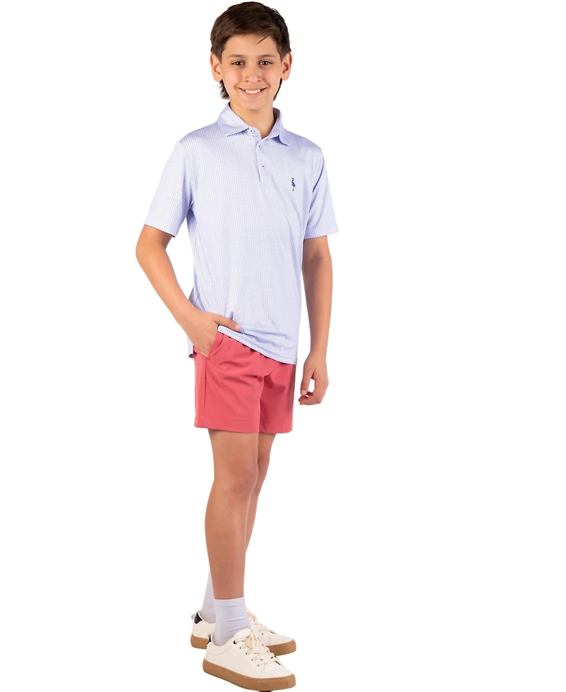 Tailorbyrd Boys Multi Dots Printed Performance Polo