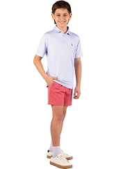 Tailorbyrd Boys Multi Dots Printed Performance Polo