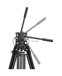 SmallRig Ad-01S 3-Section Heavy-Duty Aluminum Tripod with Fluid Head